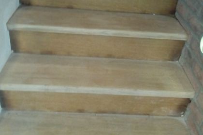 schody dřevo